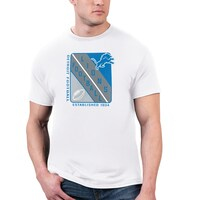 Men's Starter  White Detroit Lions Shield Graphic T-Shirt