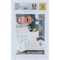 Jordan Love Green Bay Packers Autographed 2020 Panini Elite Pen Pals Green Ink #PP4 BGS Authenticated 8.5/10 Rookie Card - 9.5,8,9,8.5 Subgrades