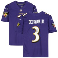Odell Beckham Jr. Baltimore Ravens Autographed Purple Nike Limited Jersey