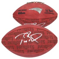 Tom Brady New England Patriots Autographed Duke Showcase Football