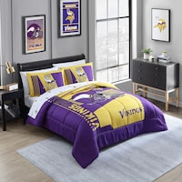 Minnesota Vikings Queen Bed In A Bag Set