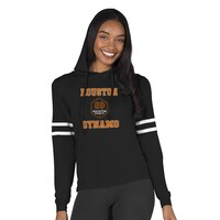 Women's Concepts Sport Black Houston Dynamo FC Marathon Hoodie T-Shirt