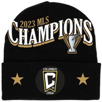 Mitchell & Ness  Black Columbus Crew 2023 MLS Cup Champions Locker Room Knit Hat