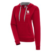 Women's Antigua  Red Kyle Busch Victory Pullover Hoodie