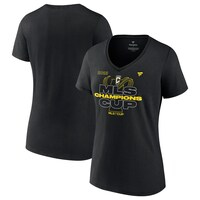 Women's Fanatics Branded  Black Columbus Crew 2023 MLS Cup Champions V-Neck T-Shirt