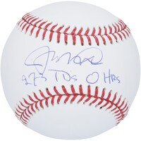 Joe Montana San Francisco 49ers Autographed Baseball with "273 TDs" and "0 HRs" Inscriptions - Limited Edition of 6