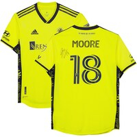 Shaq Moore Nashville SC Autographed Match-Used #18 Yellow Jersey from the 2023 MLS Season