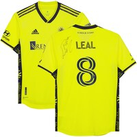 Randall Leal Nashville SC Autographed Match-Used #8 Yellow Jersey from the 2023 MLS Season