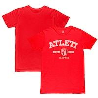 Men's 1863FC  Red Atletico de Madrid Established Slub T-Shirt