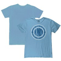 Men's 1863FC  Light Blue FC Porto Mono Crest Slub T-Shirt