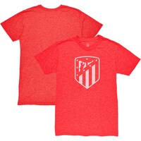 Men's 1863FC  Red Atletico de Madrid Mono Crest Twisted Tri-Blend Slub T-Shirt