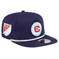 Men's New Era Navy Chicago Fire The Golfer Kickoff Collection Adjustable Hat