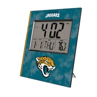 Keyscaper Jacksonville Jaguars Cross Hatch Digital Desk Clock