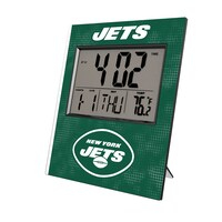 Keyscaper New York Jets Cross Hatch Digital Desk Clock