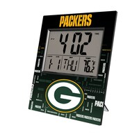 Keyscaper Green Bay Packers Quadtile Digital Desk Clock