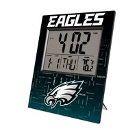 Keyscaper Philadelphia Eagles Quadtile Digital Desk Clock