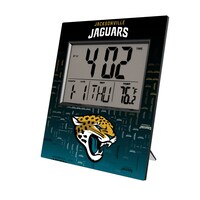 Keyscaper Jacksonville Jaguars Quadtile Digital Desk Clock
