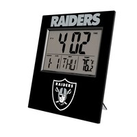 Keyscaper Las Vegas Raiders Quadtile Digital Desk Clock