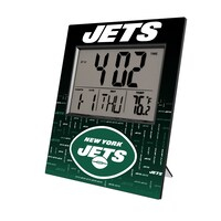 Keyscaper New York Jets Quadtile Digital Desk Clock
