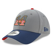 Men's New Era  Gray/Navy Chase Briscoe Salute 9FORTY Adjustable Hat