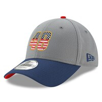 Men's New Era  Gray/Navy Alex Bowman Salute 9FORTY Adjustable Hat