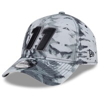 Men's New Era  Black Denny Hamlin Victory Burnout 9FORTY Adjustable Hat