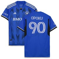 Kwadwo Opoku CF Montreal Autographed Match-Used #90 Blue Jersey from the 2023 MLS Season