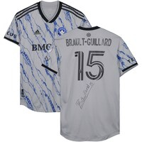 Zachary Brault-Guillard CF Montreal Autographed Match-Used #15 Gray Jersey from the 2023 MLS Season