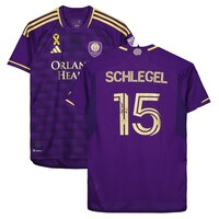 Rodrigo Schlegel Orlando City SC Autographed Match-Used #15 Purple Jersey from the 2023 MLS Season