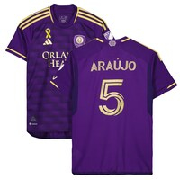 Cesar Araujo Orlando City SC Autographed Match-Used #5 Purple Jersey from the 2023 MLS Season