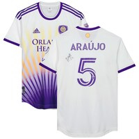 Cesar Araujo Orlando City SC Autographed Match-Used #5 White Jersey from the 2023 MLS Season