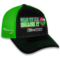 Men's Checkered Flag Sports Black/Green Ross Chastain Gas It & Smash It Adjustable Hat