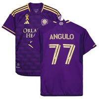 Iván Angulo Orlando City SC Autographed Match-Used #77 Purple Jersey from the 2023 MLS Season
