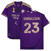 Dagur Dan Þórhallsson Orlando City SC Autographed Match-Used #23 Purple Jersey from the 2023 MLS Season