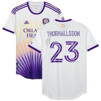 Dagur Dan Þórhallsson Orlando City SC Autographed Match-Used #23 White Jersey from the 2023 MLS Season