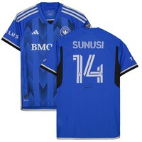 Sunusi Ibrahim CF Montreal Autographed Match-Used #14 Blue Jersey from the 2023 MLS Season