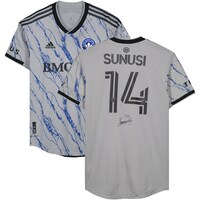 Sunusi Ibrahim CF Montreal Autographed Match-Used #14 Gray Jersey from the 2023 MLS Season