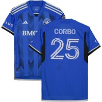 Gabriele Corbo CF Montreal Autographed Match-Used #25 Blue Jersey from the 2023 MLS Season