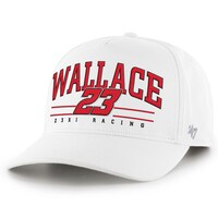 Men's '47  White Bubba Wallace  Roscoe Hitch Adjustable Hat