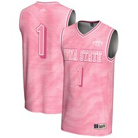 Youth GameDay Greats #1 Pink Iowa State Cyclones Lightweight Basketball Jersey