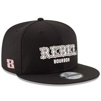 Men's Richard Childress Racing Team Collection  Black Kyle Busch Rebel Bourbon 9FIFTY Snapback Hat