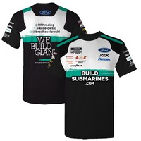 Men's Checkered Flag Sports  Black Brad Keselowski BuildSubmarines.com Uniform T-Shirt