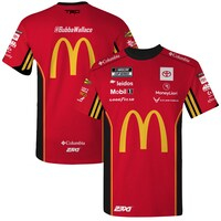 Men's Checkered Flag Sports Red/Black Bubba Wallace McDonald's Uniform T-Shirt