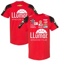 Men's Hendrick Motorsports Team Collection  Red/Black Chase Elliott Llumar Uniform T-Shirt