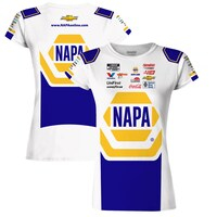 Women's Hendrick Motorsports Team Collection  White/Blue Chase Elliott NAPA Uniform T-Shirt