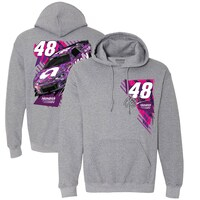 Men's Hendrick Motorsports Team Collection  Heather Charcoal Alex Bowman  Ally Pullover Hoodie