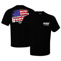 Men's Hendrick Motorsports Team Collection  Black William Byron  Flag T-Shirt