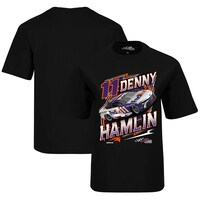 Youth Joe Gibbs Racing Team Collection Black Denny Hamlin Backstretch T-Shirt