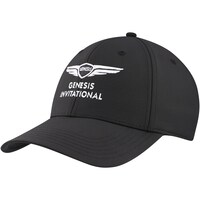 Men's Ahead Black Genesis Invitational Stratus Structured Ultimate Fit Adjustable Hat