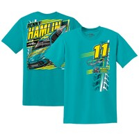 Men's Joe Gibbs Racing Team Collection  Teal Denny Hamlin Mavis Tires & Brakes Car T-Shirt